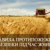 Заходи безпеки під час жнив – запорука збереження врожаю 1